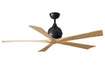 Matthews Fan Company - IR5-BK-LM-60 - 60"Ceiling Fan - Irene - Matte Black