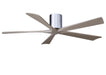 Matthews Fan Company - IR5H-CR-GA-60 - 60"Ceiling Fan - Irene - Polished Chrome