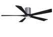 Matthews Fan Company - IR5HLK-BP-BK-60 - 60"Ceiling Fan - Irene - Brushed Pewter