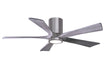 Matthews Fan Company - IR5HLK-BP-BW-52 - 52"Ceiling Fan - Irene - Brushed Pewter