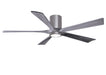 Matthews Fan Company - IR5HLK-BP-BW-60 - 60"Ceiling Fan - Irene - Brushed Pewter