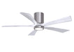 Matthews Fan Company - IR5HLK-BP-MWH-52 - 52"Ceiling Fan - Irene - Brushed Pewter