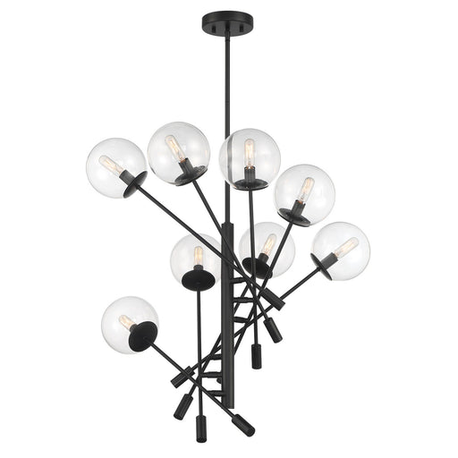 Minka-Lavery - 2748-66A - Eight Light Pendant - Auresa - Coal