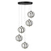 Artcraft - AC6735BK - LED Chandelier - Rose Collection - Black