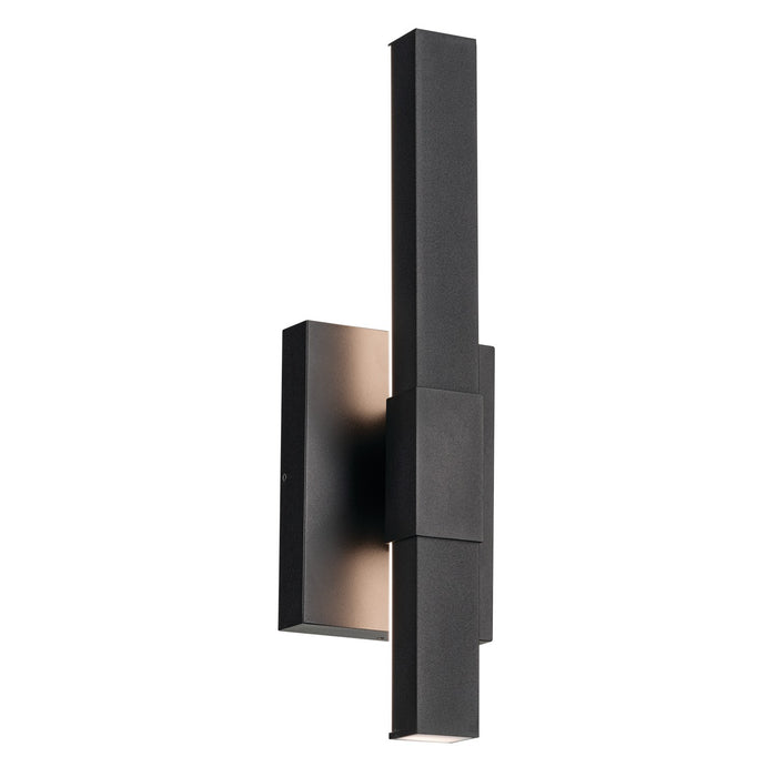 Kichler - 59143BKT - One Light Outdoor Wall Mount - Nocar - Textured Black