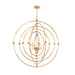 Regina Andrew - 16-1406 - Six Light Chandelier - Selena - Antique Gold Leaf