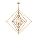 Regina Andrew - 16-1409 - Six Light Chandelier - Selena - Antique Gold Leaf