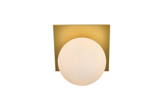 Elegant Lighting - LD7304W7BRA - One Light Bath Sconce - Jillian - Brass And Frosted White