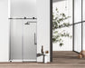 Elegant Lighting - SD101-4876MBK - Shower Door - Brecken - Matte Black