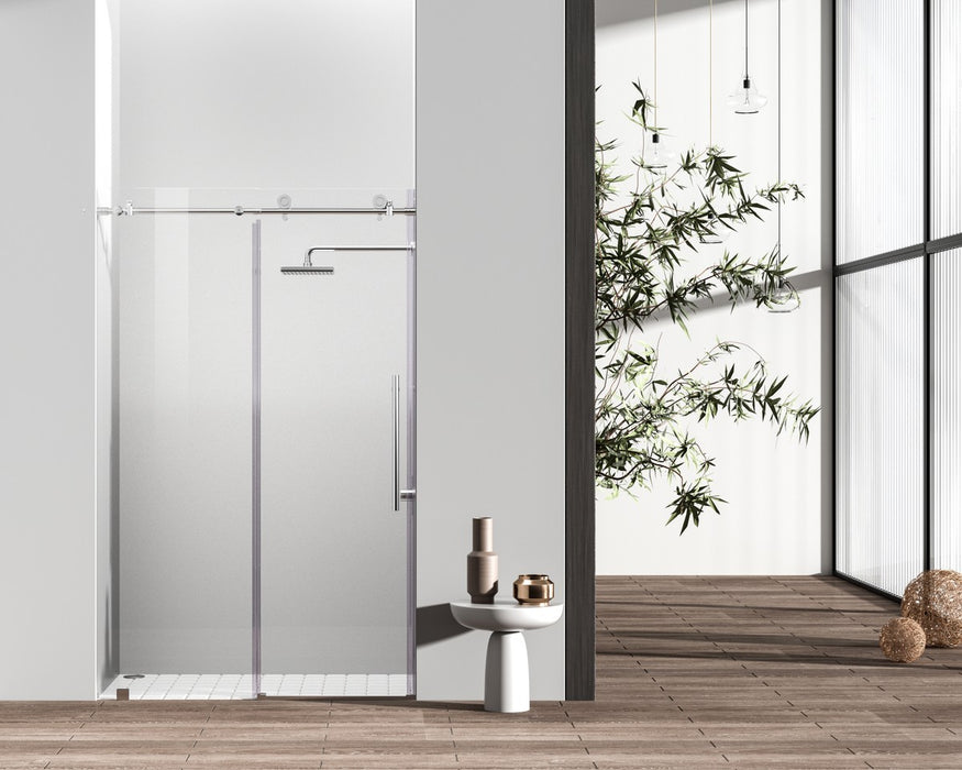 Elegant Lighting - SD101-4876PCH - Shower Door - Brecken - Polished Chrome