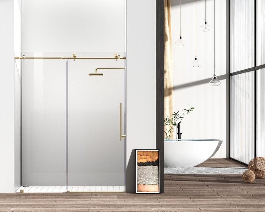 Elegant Lighting - SD101-6076BGD - Shower Door - Brecken - Brushed Gold