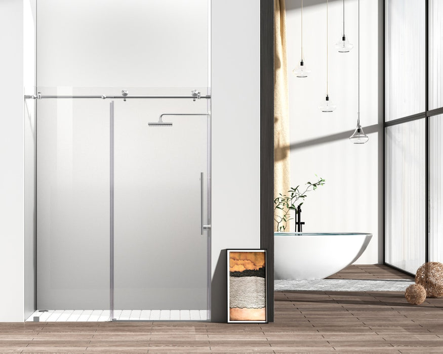 Elegant Lighting - SD101-6076BNK - Shower Door - Brecken - Brushed Nickel