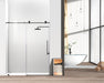 Elegant Lighting - SD101-6076MBK - Shower Door - Brecken - Matte Black