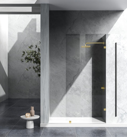 Elegant Lighting - SD155-3578BGD - Shower Door - Titan - Brushed Gold