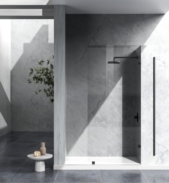 Elegant Lighting - SD155-3578MBK - Shower Door - Titan - Matte Black