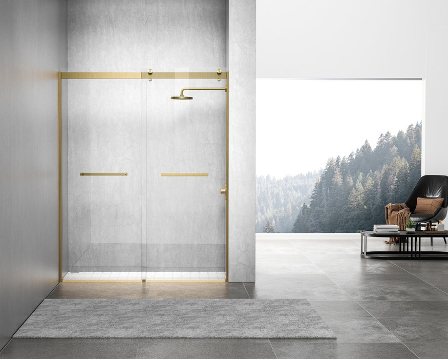 Elegant Lighting - SD202-6076BGD - Shower Door - Darwin - Brushed Gold