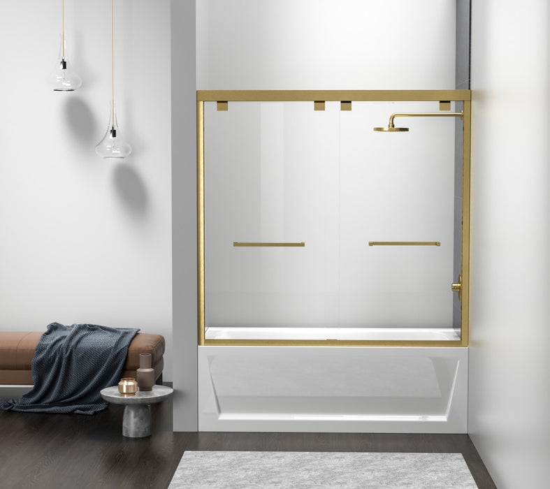 Elegant Lighting - TD333-6060BGD - Tub Door - Shiloh - Brushed Gold