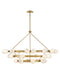 Fredrick Ramond - FR41908LCB - LED Chandelier - Selene - Lacquered Brass