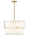 Fredrick Ramond - FR47751BNG - LED Chandelier - Simone - Burnished Gold