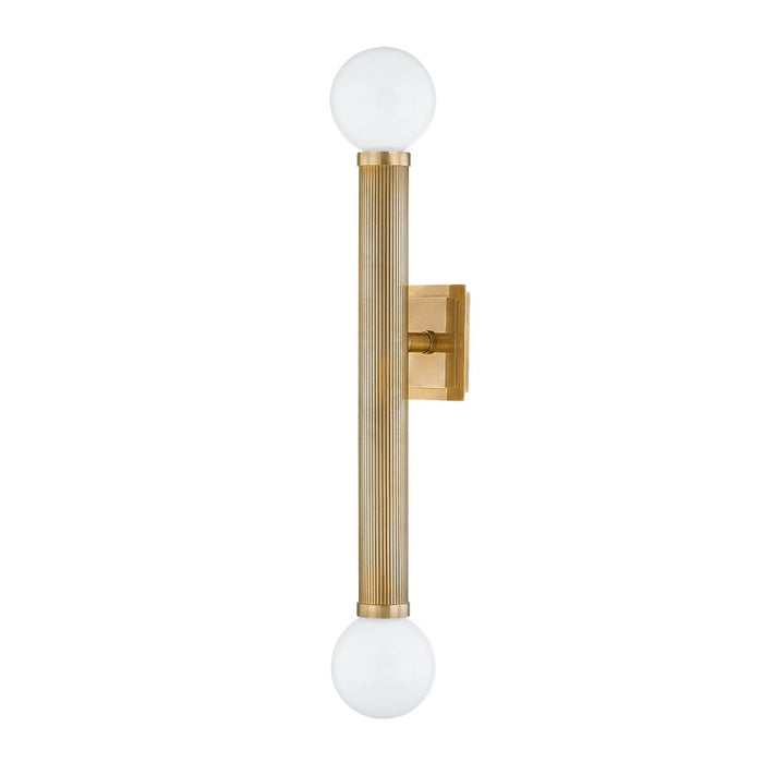 Corbett Lighting - 373-02-VB - Two Light Wall Sconce - Pienza - Vintage Brass