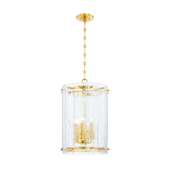 Corbett Lighting - 375-15-VPB - Six Light Lantern - Rio - Vintage Polished Brass