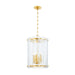 Corbett Lighting - 375-15-VPB - Six Light Lantern - Rio - Vintage Polished Brass