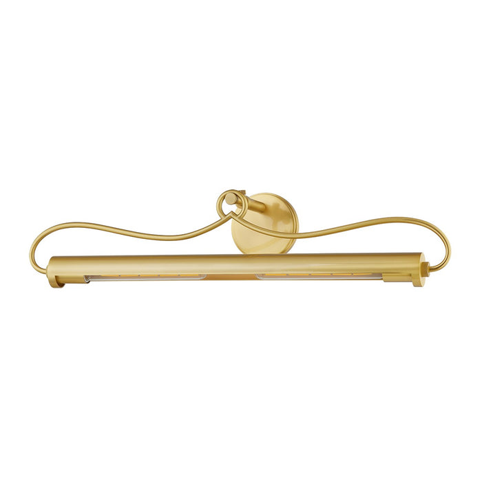 Hudson Valley - 8623-AGB - Two Light Picture Light - Berun - Aged Brass
