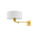 Hudson Valley - BKO1600-AGB - One Light Wall Sconce - Sammy - Aged Brass