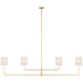 Visual Comfort Signature - BBL 5087SB-L - LED Chandelier - Go Lightly - Soft Brass