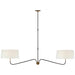 Visual Comfort Signature - TOB 5353BZ/HAB-L - LED Chandelier - Canto - Bronze and Brass