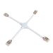 W.A.C. Lighting - T24-BS-X-BK - X Connector - Gemini - Black