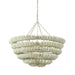 Palecek - 2102-79 - Three Light Chandelier - Hannah - Cream