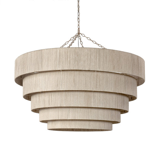 Palecek - 2139-79 - Six Light Chandelier - Everly - Taupe