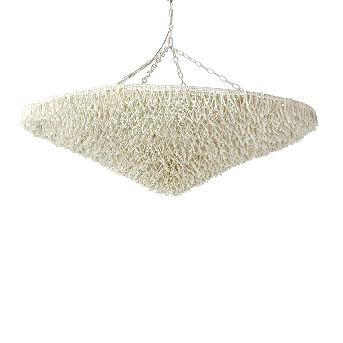 Palecek - 2208-79 - Three Light Chandelier - Cadiz - Cream