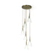 Palecek - 2218-79 - Six Light Chandelier - Veraldi - Brass