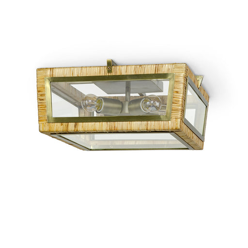 Palecek - 2923-79 - Four Light Flush Mount - Watson - Brass