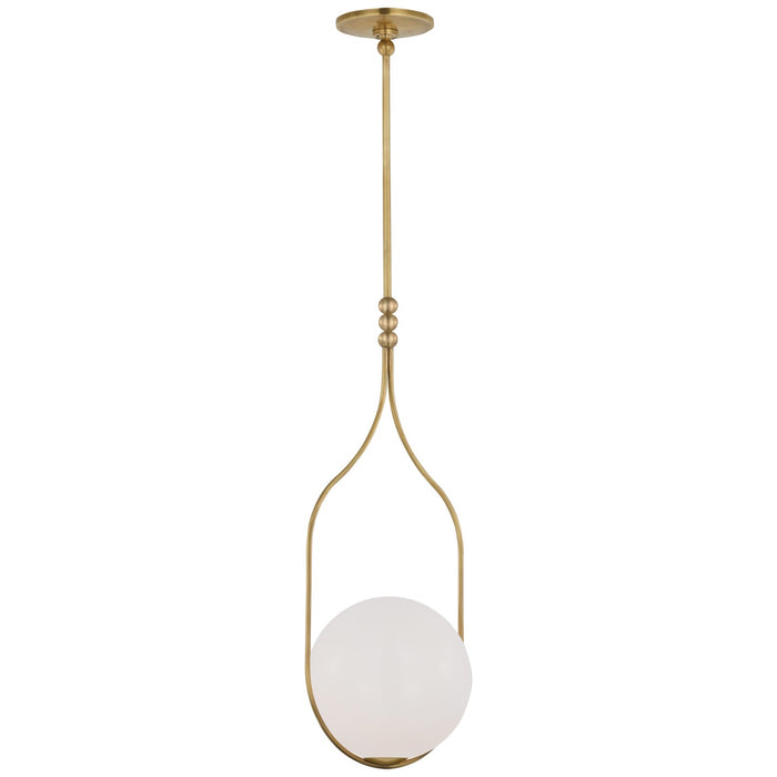 Visual Comfort Signature - WS 5021HAB-WG - LED Pendant - Jodo - Hand-Rubbed Antique Brass