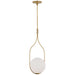 Visual Comfort Signature - WS 5021HAB-WG - LED Pendant - Jodo - Hand-Rubbed Antique Brass
