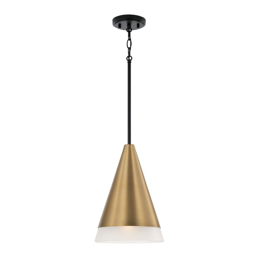 Capital Lighting - 351911AB - One Light Pendant - Avant - Aged Brass and Black