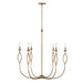 Capital Lighting - 452562ML - Six Light Chandelier - Cohen - Mystic Luster