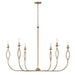 Capital Lighting - 452563ML - Six Light Chandelier - Cohen - Mystic Luster