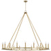 Capital Lighting - 4913AD - 20 Light Chandelier - Pearson - Aged Brass