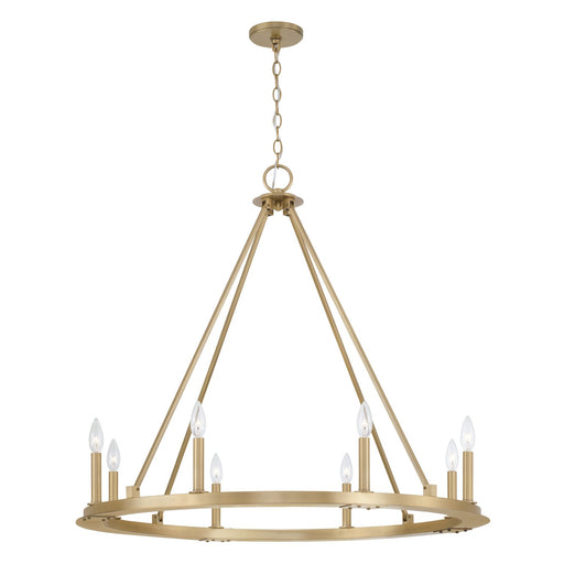 Capital Lighting - 4918AD - Eight Light Chandelier - Pearson - Aged Brass