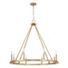 Capital Lighting - 4918AD - Eight Light Chandelier - Pearson - Aged Brass