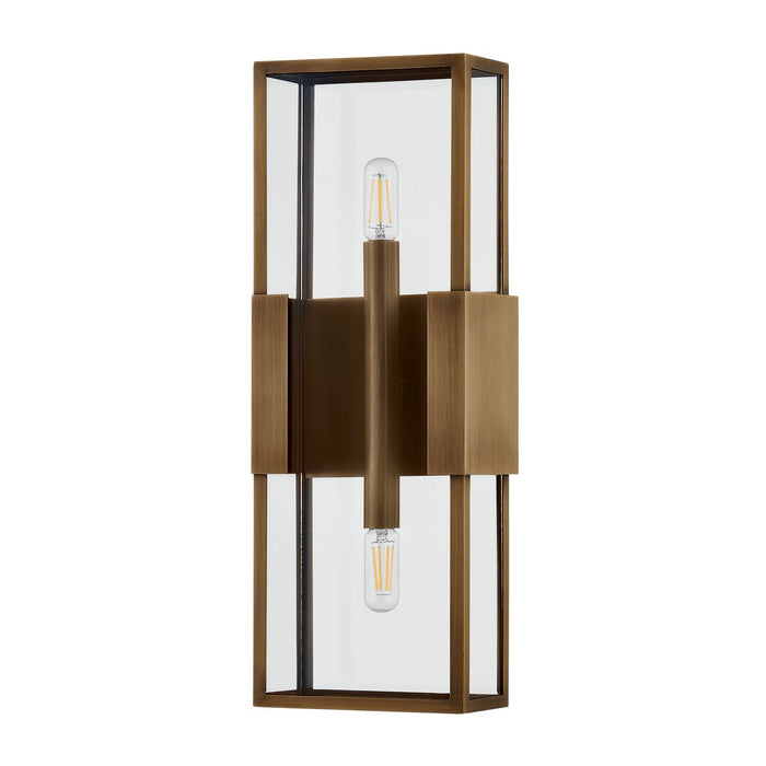 Troy Lighting - B2918-PBR - Two Light Exterior Wall Sconce - Santa Clara - Patina Brass