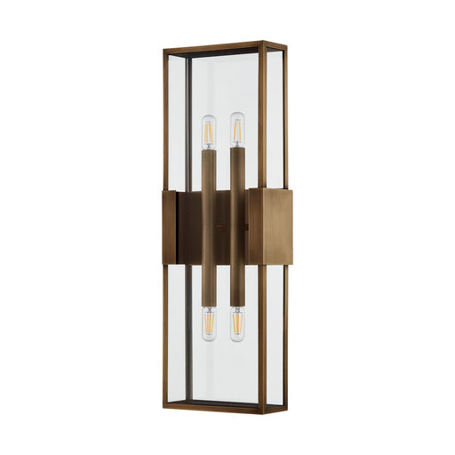 Troy Lighting - B2924-PBR - Four Light Exterior Wall Sconce - Santa Clara - Patina Brass