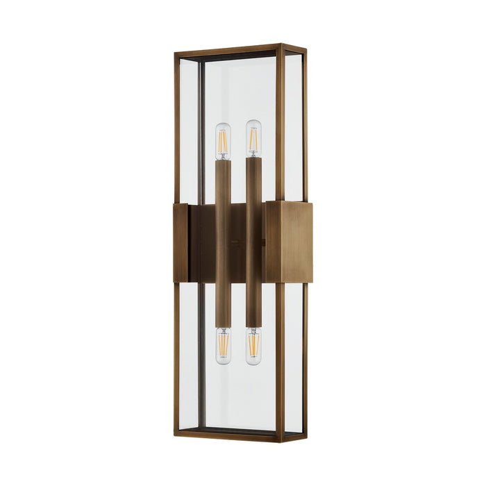 Troy Lighting - B2924-PBR - Four Light Exterior Wall Sconce - Santa Clara - Patina Brass