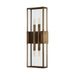 Troy Lighting - B2924-PBR - Four Light Exterior Wall Sconce - Santa Clara - Patina Brass