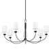 Hudson Valley - 5307-AI - Seven Light Chandelier - Montpelier - Aged Iron