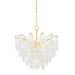 Hudson Valley - 8307-AGB - Seven Light Chandelier - Darcia - Aged Brass